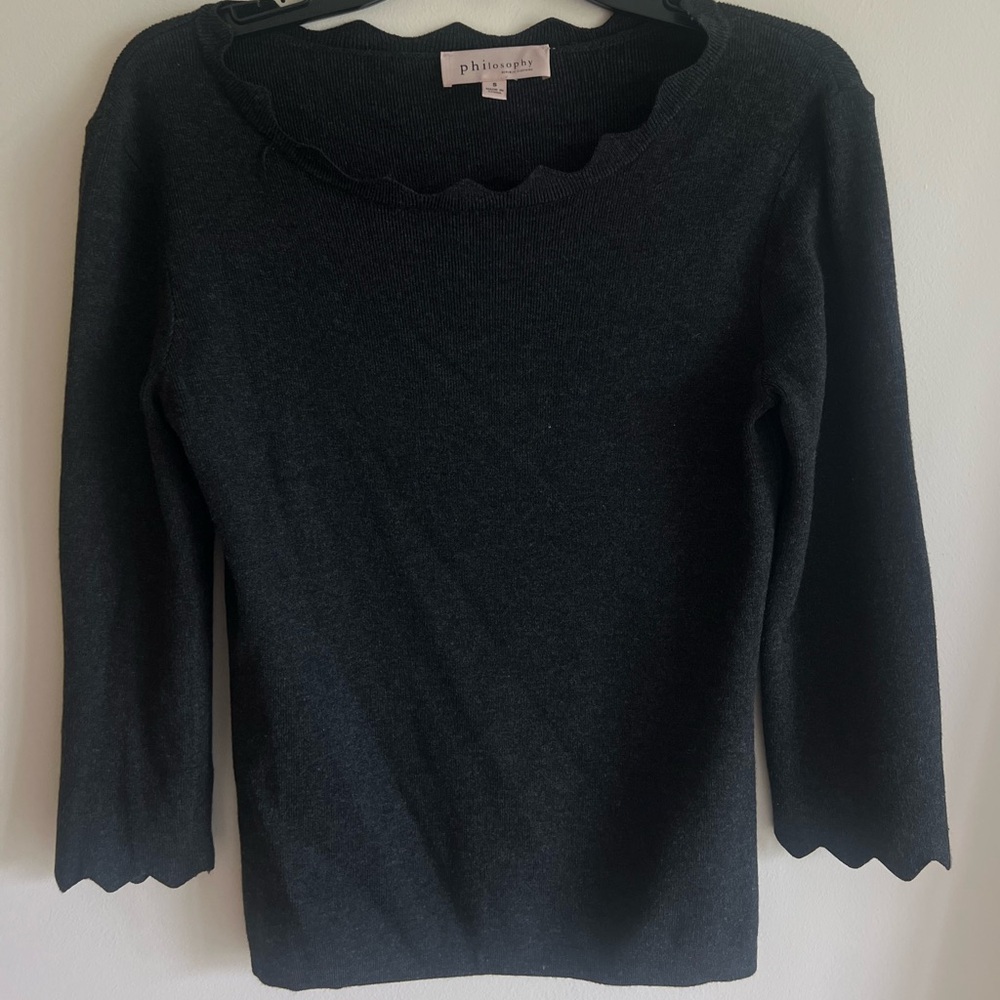 Philosophy sweater top